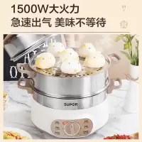 苏泊尔(SUPOR)电蒸锅家用多用途锅多功能电热锅电煮锅电锅电火锅三层13L大容量 ZN28YK807-150 13L