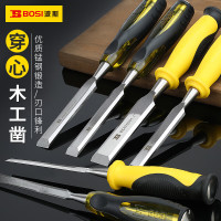 波斯(BOSI)穿心柄木工凿雕刻刀木刻刀扁铲凿子 BS490062(3/4英寸)