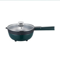 山水(SANSUI) 多功能电炒锅家用蒸煮一体电热锅大容量电火锅 5L大容量[军绿色] SCG-C50D1