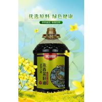 美津园(mikiyio)菜籽油系列土家小榨浓香菜籽油5L/瓶