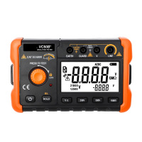 绝缘电阻测试仪 250V/500V/1000V 数字摇表 VC60B+