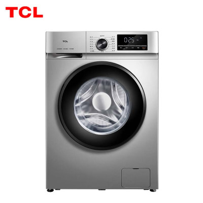 TCL 一级能效 洗衣机 滚筒洗衣机 10公斤家用大能量 XQG100-F1CB 基础安装