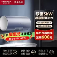 AO史密斯佳尼特60升电热水器 金圭内胆包8年 双棒分离速热短款CTE-60P2-B