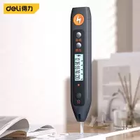 得力国民家居 home系列高精度数显测电笔多功能感应验电笔12-220V HT7005