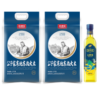福临门食用油营养家山茶油750ml+裕道府寒地东北大米5kg*2袋 FLM-QK008