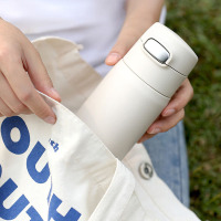 孔雀(Peacock) 316不锈钢大容量杯子高颜值 吸管杯 DPA-40 粉色400ml