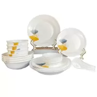 康宁 冰萃玲珑金银杏餐具CB-BSYX24/KZ/LS 24件套/套