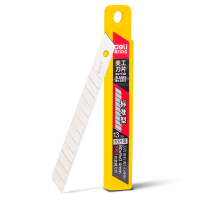 得力(deli) 2083 美工刀 裁纸刀 切纸刀壁纸刀快递刀锋利金属刀架安全自锁 13节刀头小号(灰)12把装