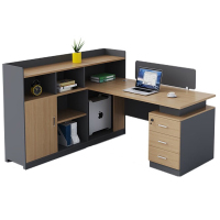 趣游帮 办公桌工位1700*1400*1100mm板材材质三聚氰胺