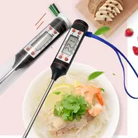 50cm探针温度计 BBQ食品烧烤烘焙温度计 油温水温厨房数字测温仪 单位/个