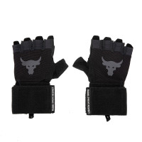 安德玛(Under Armour)手套服饰配件24春季新款Project Rock强森防滑耐磨训练撸铁健身运动手套 M