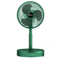 十足酷 折叠伸缩风扇充电式桌面小风扇多功能便携式办公室台式小风扇 定制标贴