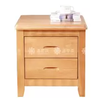 鑫星奈XXN4030707床头柜原木色床边收纳储物柜