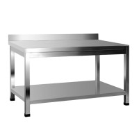 双层平板工作台带靠背 1700*800*800+150