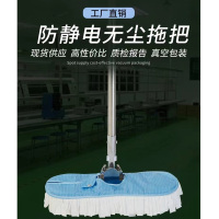 洁净拖把 无尘拖把GMP车间防静电加长杆耐高温灭菌平板拖90*17cm