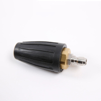 超高压清洗机快接360度旋转喷嘴水枪头自旋转莲花喷头剥树皮专用 260公斤旋转喷头025孔径