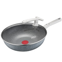 爱仕达爱仕达炒锅无铆钉锅火红芯耐磨麦饭石色炒菜锅CL32S21WG