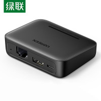 绿联(UGREEN)四网段打印机共享器 us300-4