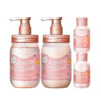 阿蜜浓梅森 润泽洗发水&护发素 樱花特惠套装(4件套)450ml*2+80ml*2