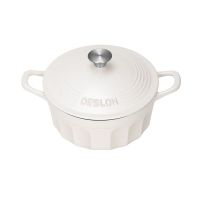 德世朗(DESLON)DFS-T861CNW禾味珐琅焖炖锅24cm