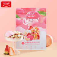 欧扎克水果坚果麦片早餐酸奶即食干吃酸奶果粒燕麦片200g小仙桃酸奶200g*2