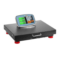 手提无线电子秤称重台秤kg商用秤公斤台秤计价秤磅秤家用电子磅 碳钢款200kg大台面32*42cm