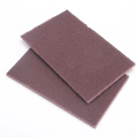 JBNY五金耗材工业百洁布 PZBJB-7447 6"×9"(145×225mm)咖啡红