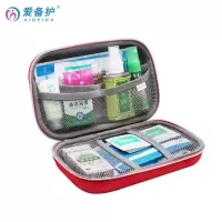 防暑降温包户外急救包旅行家用应急包便携车载应急救援包碘伏消毒液(棉棒)酒精棉片清洁湿巾 ABH-L004B