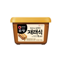 清净园韩国进口 传统生大酱500g 韩式辣酱大酱汤 石锅拌饭酱烤肉火锅酱
