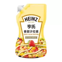 亨氏(HEINZ) 亨氏香甜沙拉酱 200g 蔬菜水果沙拉寿司酱 奶香轻食搭配 裱花嘴 200g*3袋