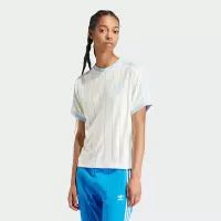 Adidas 2024夏三叶草女时尚舒适休闲运动短袖T恤