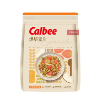 Calbee/卡乐比烘焙麦片红莓椰香味300g即食谷物代餐速食冲饮袋装(2024.12.6到期)