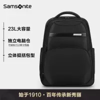 新秀丽samsonite电脑包双肩包男女背包旅行包果笔记本电脑包 13.3英寸 BP2黑色