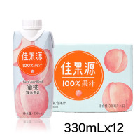 佳果源-蜜桃复合果汁330ml*12瓶/箱