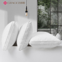 洁丽雅枕芯枕头纤维枕星级高弹舒适聚酯纤维枕芯CP364两只装