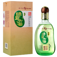 泸州老窖 绿豆大曲 礼盒装喜宴送礼佳品露酒 51.8度 500mL 1瓶 (金之豆单瓶)