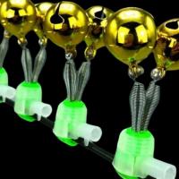 高品质钓鱼铃铛海竿抛竿五彩铃铛防掉铃铛报警器海钓海竿鱼竿配件-【炫彩纯铜大铃铛】;【5个奘】