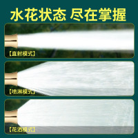 全铜洗车水高压水管水龙头万用接头洗衣机直喷头浇花增压对接器-4分全铜外丝高压直喷枪【1个装】