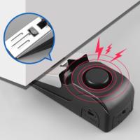 阻门器门挡家用门阻报警器酒店独居女生防盗安全抵门堵门顶门神器-【报警阻门器】黑色买1送1发2只