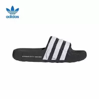 阿迪达斯 (adidas)三叶草男女鞋 ADILETTE 22经典厚底波浪拖鞋