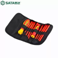 世达工具09304 10件可换头VDE绝缘螺丝刀套装工业级一字十字花形(单位:套)