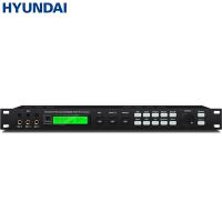 HYUNDAI现代 X5 前级效果器 防啸叫均衡专业音频混响效果处理器 按压式效果器