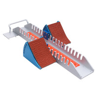 英辉航空铝合金起跑器田径比赛训练可调节助跑器 适用沙地塑胶 专业款 YH003