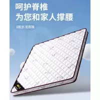 佳品文仪CD097款1500型号天然椰棕床垫棕榈卧室硬垫家用薄款折叠经济型儿童护脊垫(1500*2000*100mm)