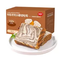 福事多(FUSIDO)牛乳可可小厚切吐司500g*2