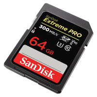 闪迪(SanDisk)64GBSD存储卡U3C108K数码相机内存卡读速300MBs写速260MBs支持V90高清视频畅