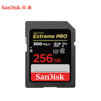 闪迪(SanDisk)256GBSD存储卡U3C108K数码相机内存卡读速300MBs写速260MBs支持V90高清视频