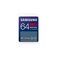 三星(SAMSUNG)64GBSD存储卡UltimateU3V304K超高清拍摄相机内存卡sd卡大卡读速200MBs写速