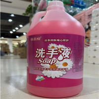 怡欣洁花香抑菌大桶粉色洗手液 3.8L