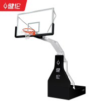 健伦液压式篮球架 职业比赛成人标准室内 手动液压